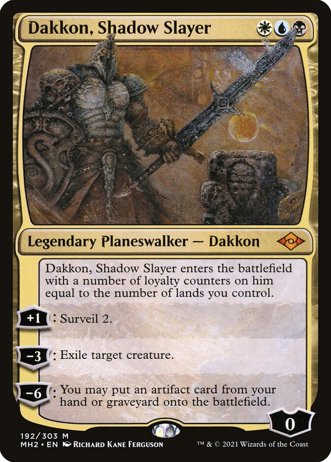 Dakkon, Shadow Slayer front