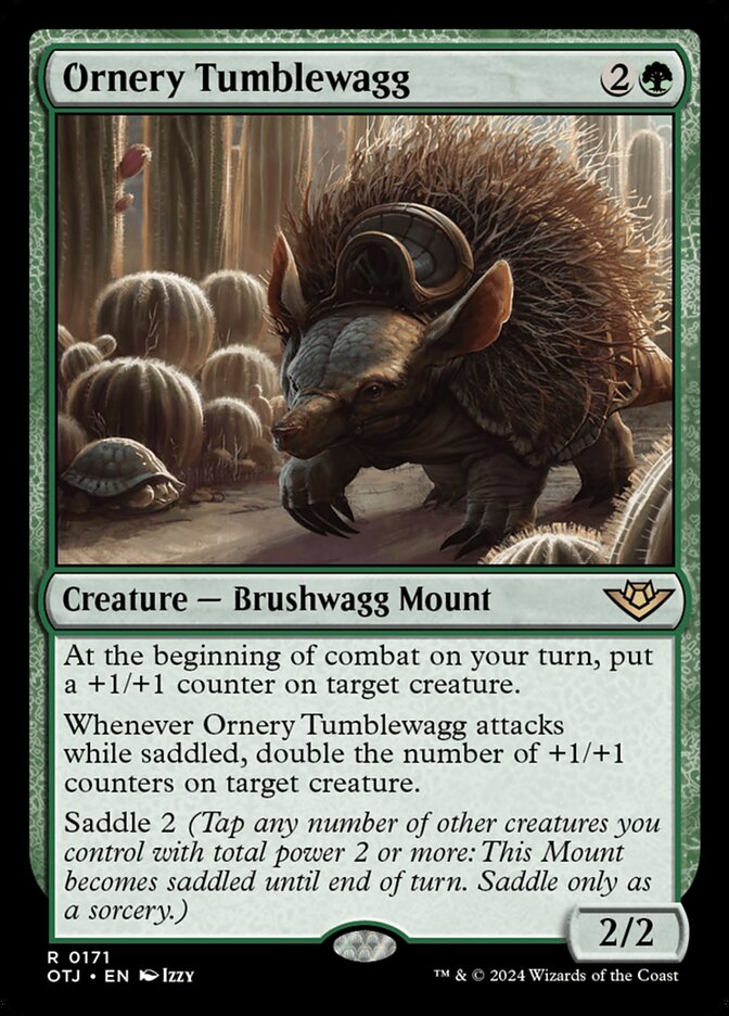 Ornery Tumblewagg front
