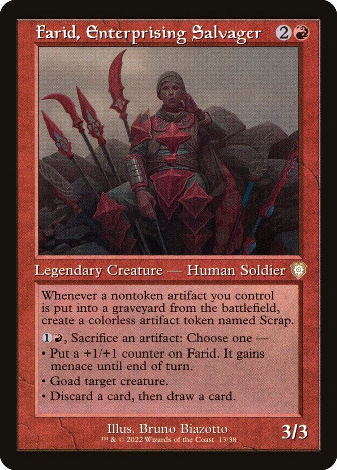 Farid, Enterprising Salvager front