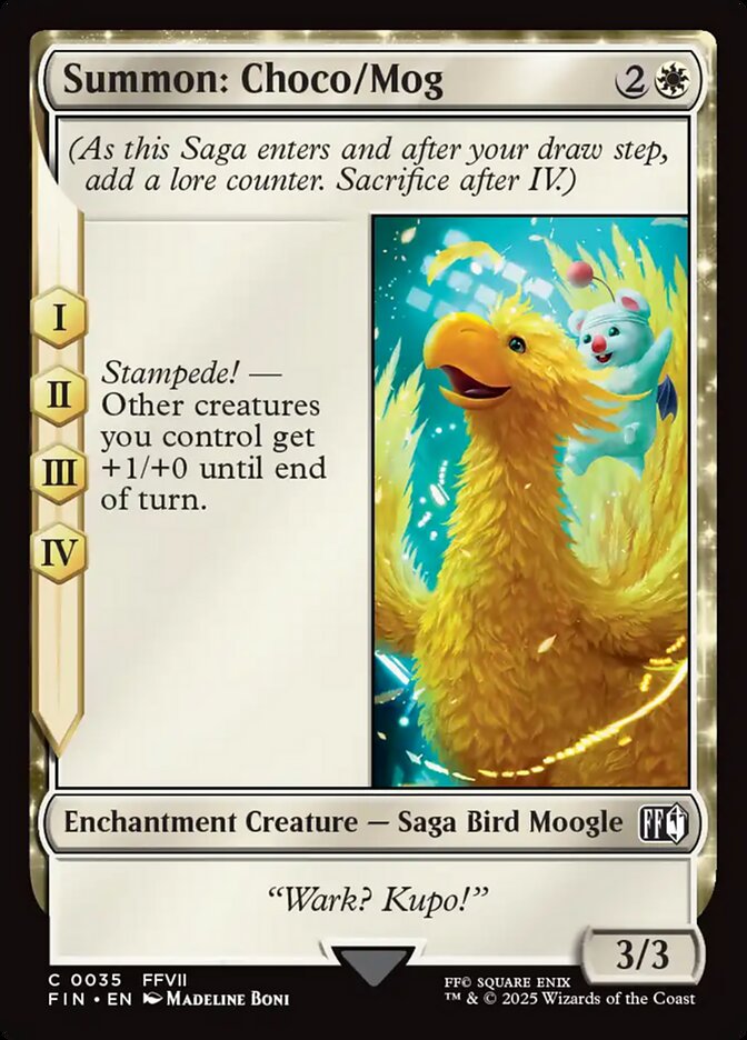 Summon: Choco/Mog front