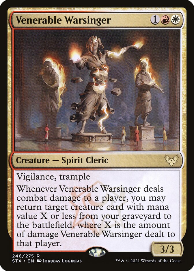 Venerable Warsinger front