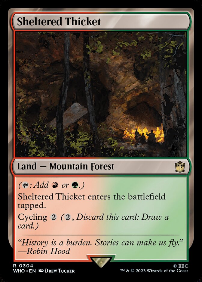 Sheltered Thicket front