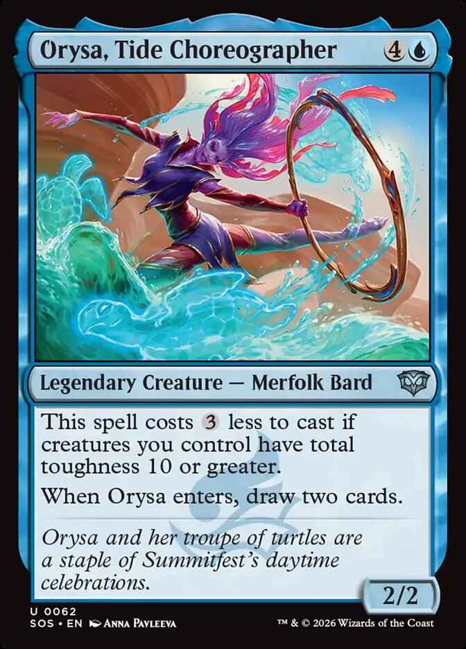 Orysa, Tide Choreographer