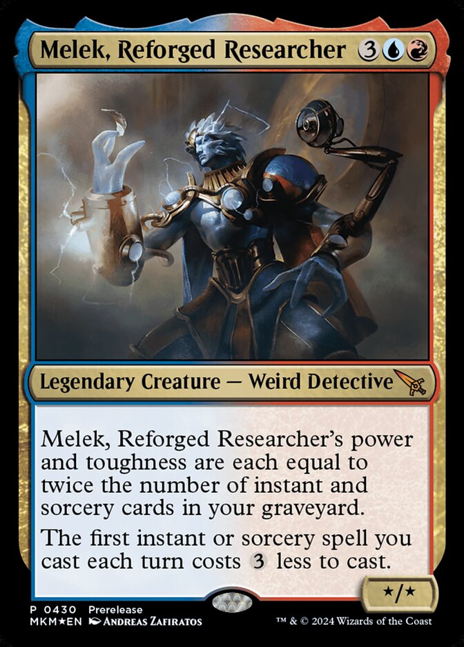 Melek, Reforged Researcher front