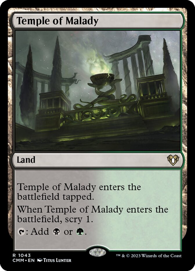 Temple of Malady front