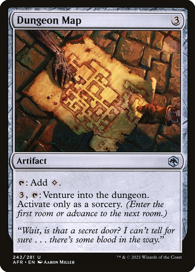 Dungeon Map front