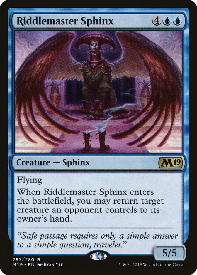 Riddlemaster Sphinx front