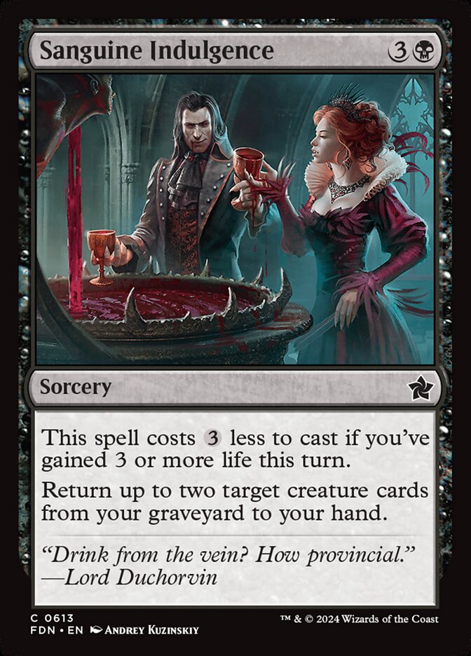 Sanguine Indulgence front