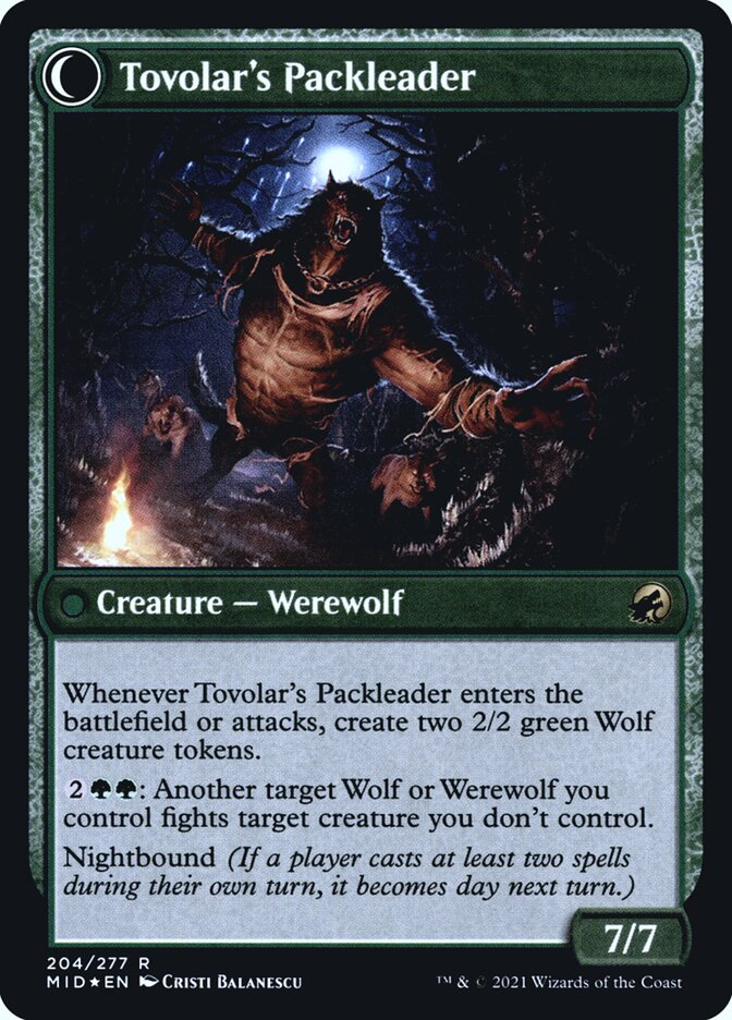 Tovolar's Huntmaster // Tovolar's Packleader back