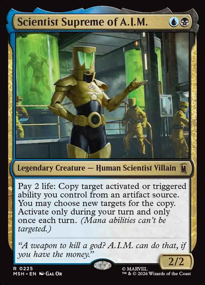 Scientist Supreme of A.I.M.
