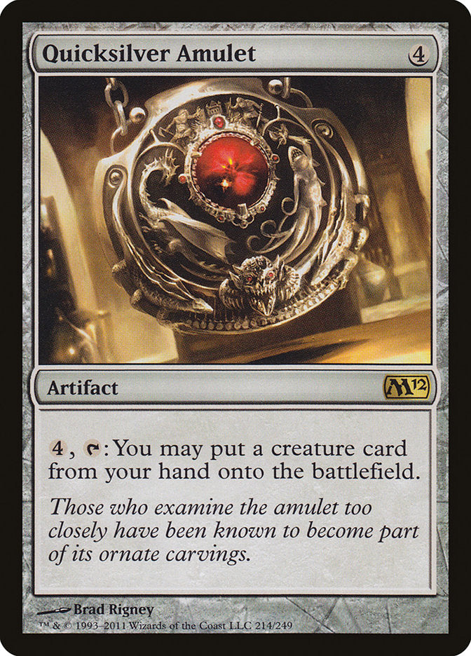 Quicksilver Amulet front