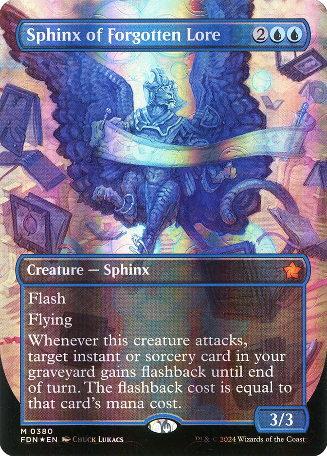 Sphinx of Forgotten Lore front