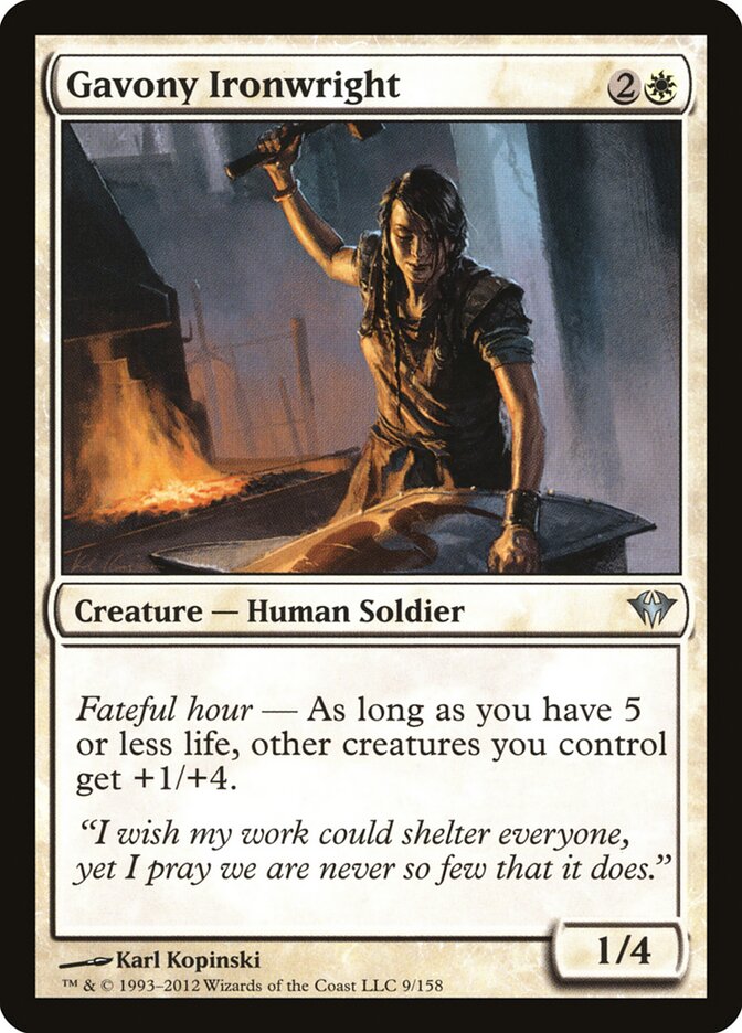 Gavony Ironwright front