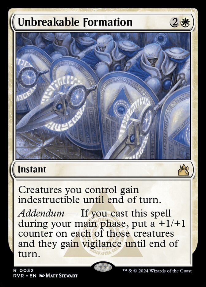 Unbreakable Formation front