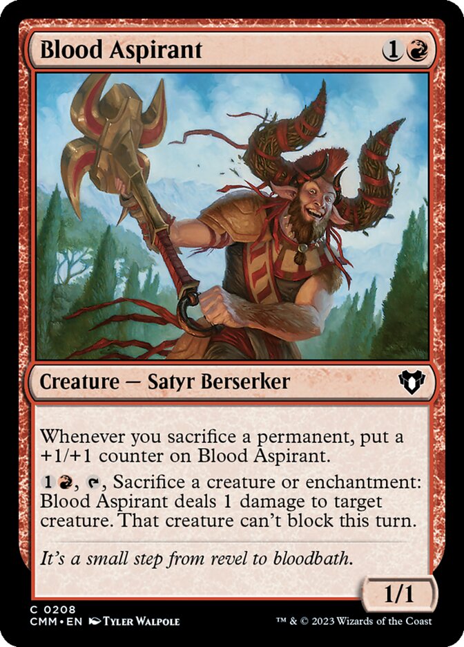 Blood Aspirant front