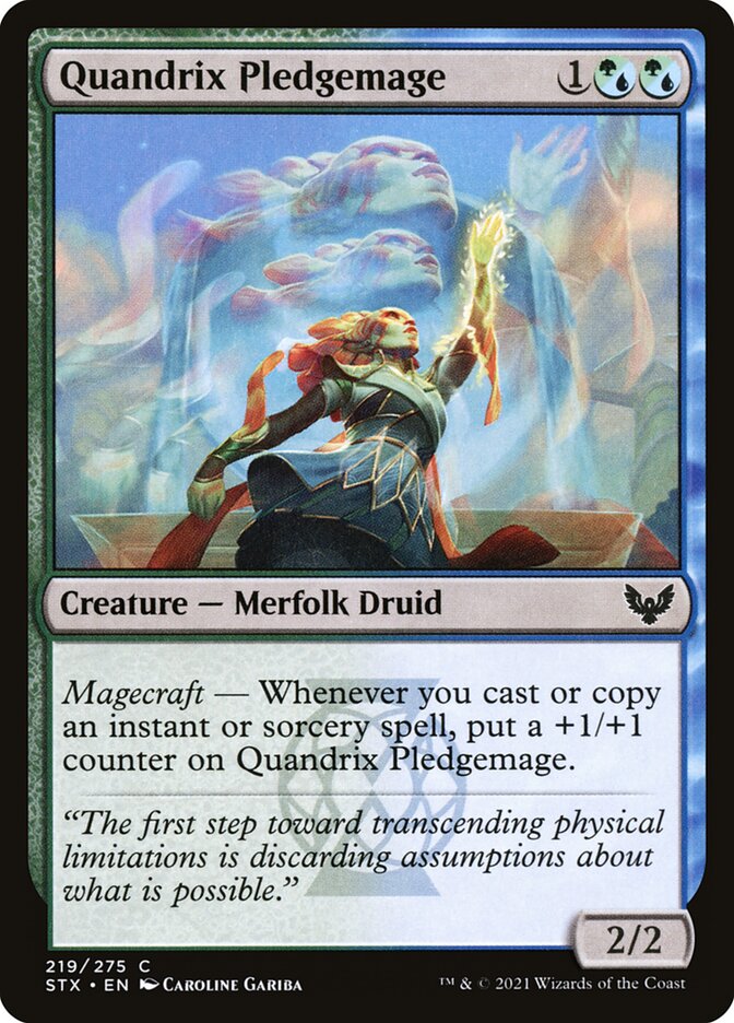 Quandrix Pledgemage front