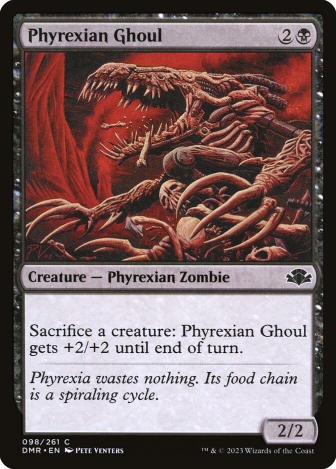 Phyrexian Ghoul front