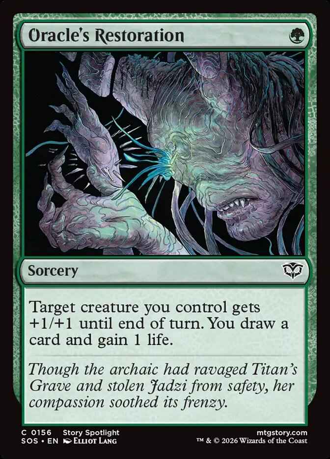 Oracle's Restoration