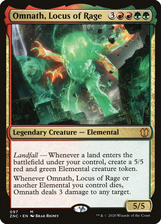 Omnath, Locus of Rage front