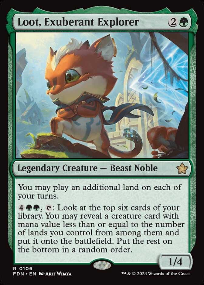Loot, Exuberant Explorer front