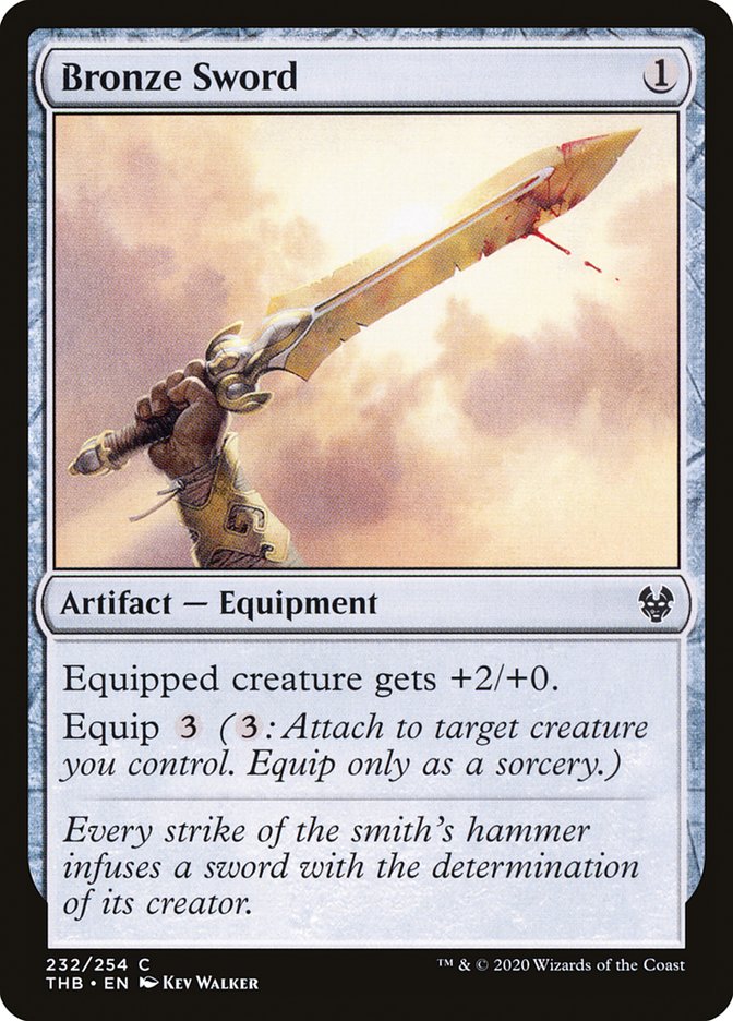 Bronze Sword front