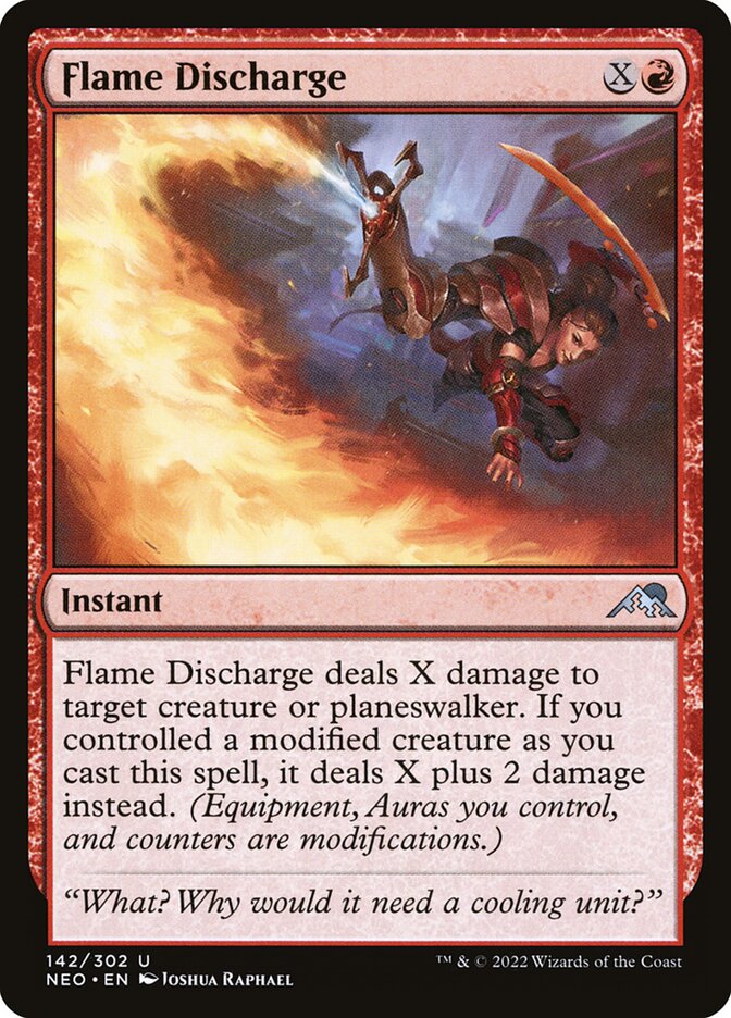 Flame Discharge front