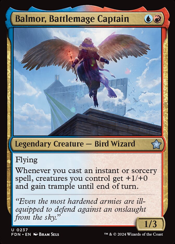 Balmor, Battlemage Captain front