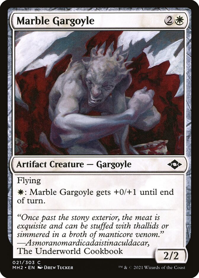 Marble Gargoyle front