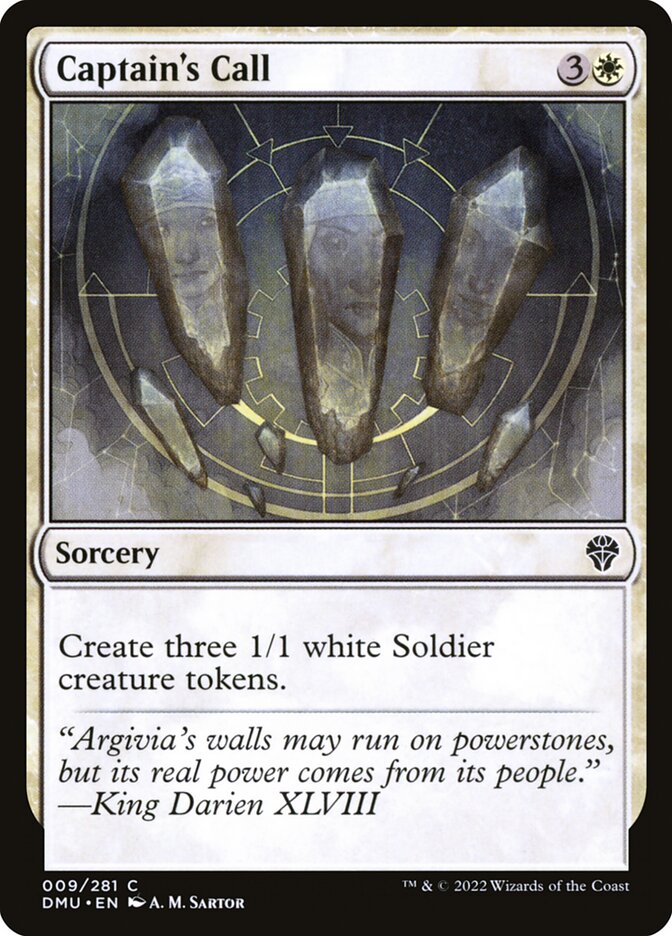 Captain's Call front