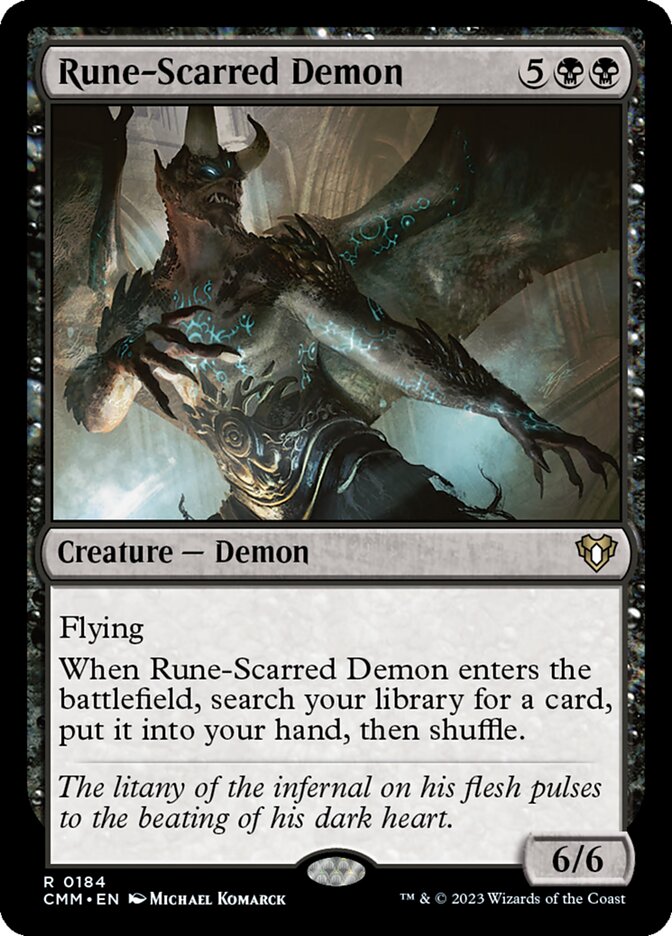 Rune-Scarred Demon front