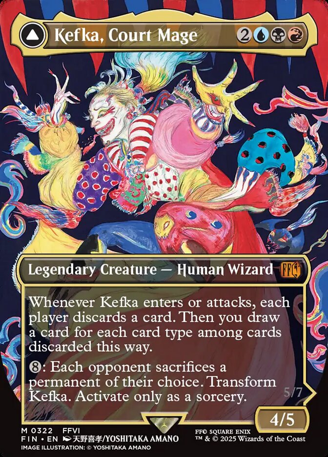 Kefka, Court Mage // Kefka, Ruler of Ruin front