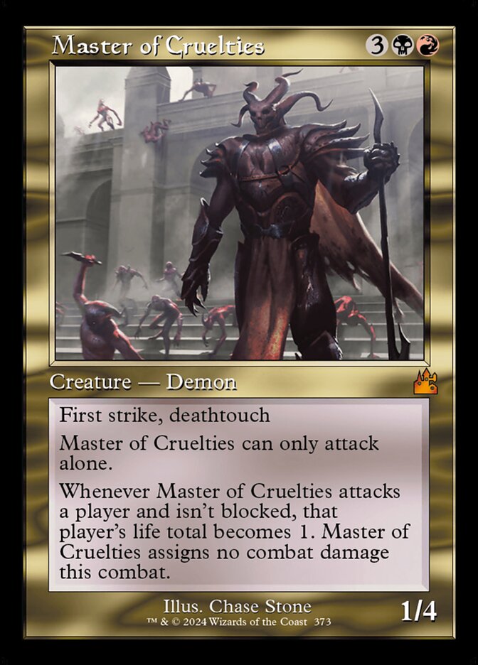 Master of Cruelties front