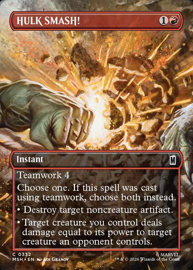 HULK SMASH! front