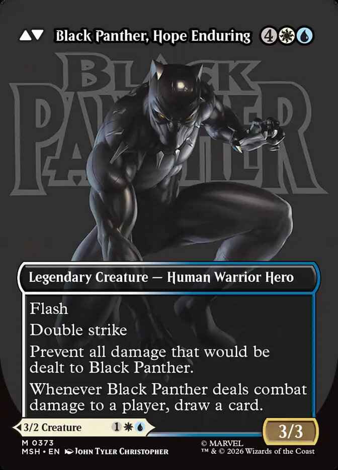 King T'Challa // Black Panther, Hope Enduring (Borderless)