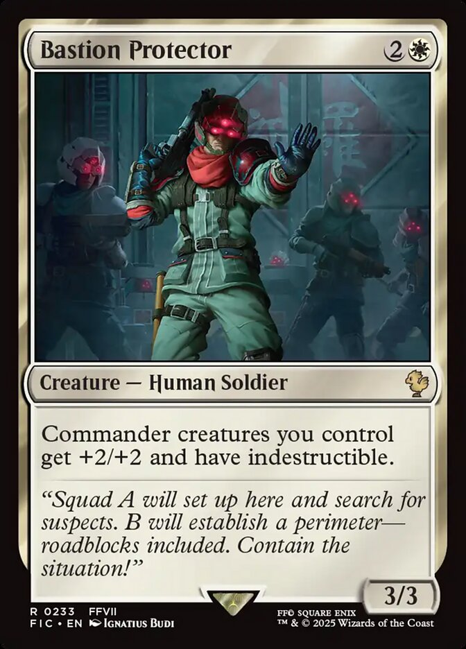 Bastion Protector front