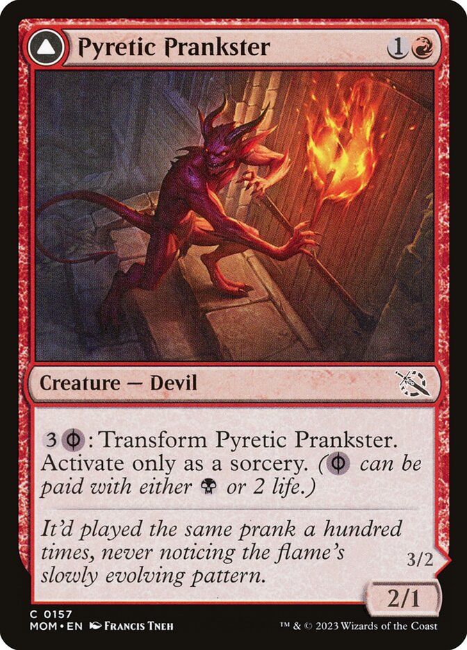 Pyretic Prankster // Glistening Goremonger front
