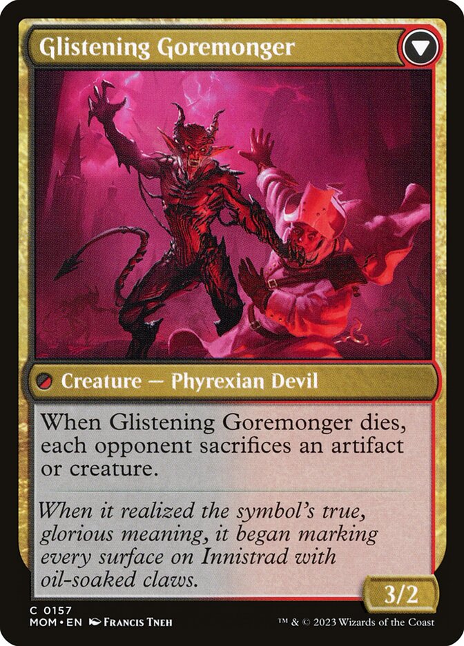 Pyretic Prankster // Glistening Goremonger back
