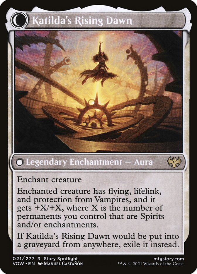 Katilda, Dawnhart Martyr // Katilda's Rising Dawn back