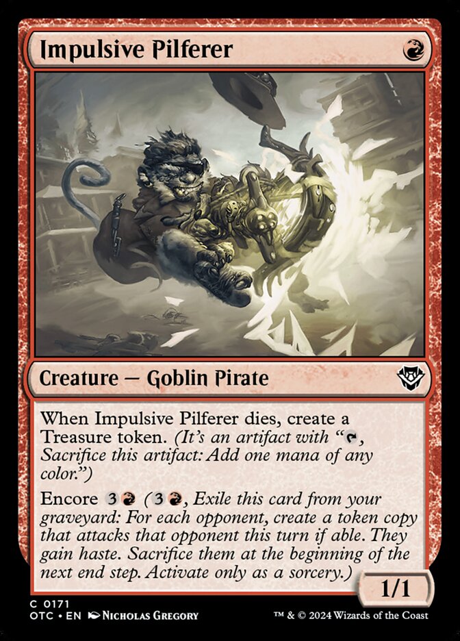 Impulsive Pilferer front