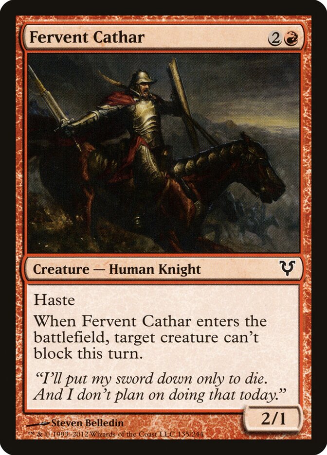 Fervent Cathar front