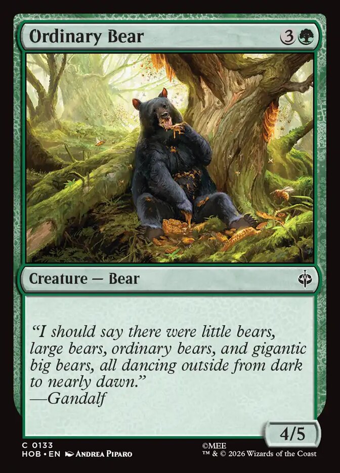 Ordinary Bear front