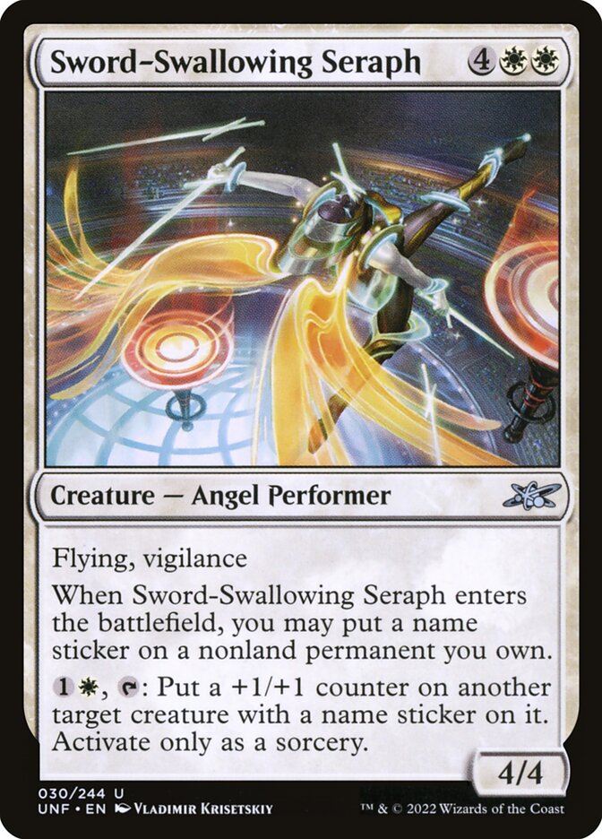 Sword-Swallowing Seraph front