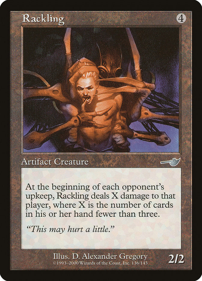 Rackling front