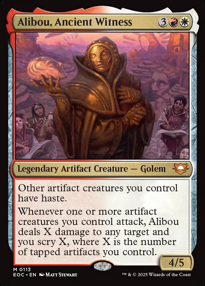 Alibou, Ancient Witness front