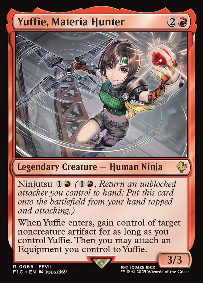 Yuffie, Materia Hunter front