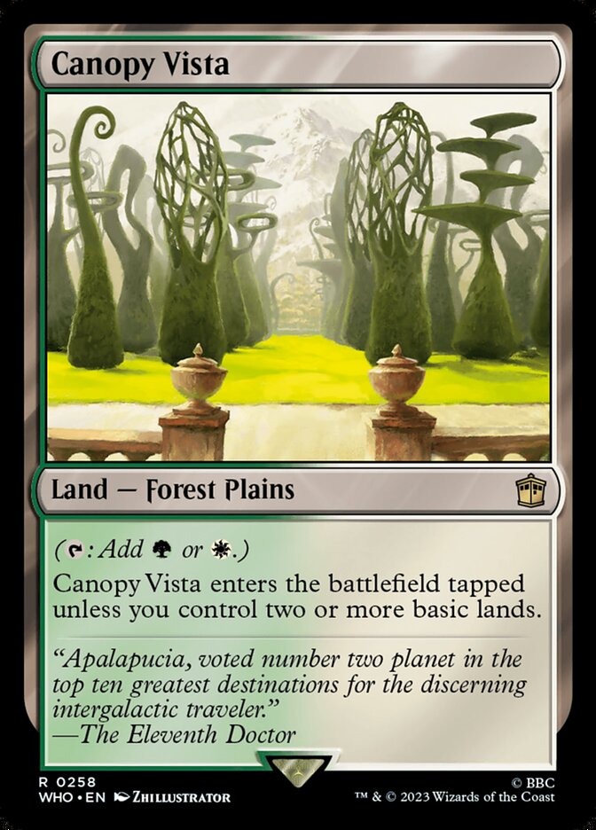 Canopy Vista front