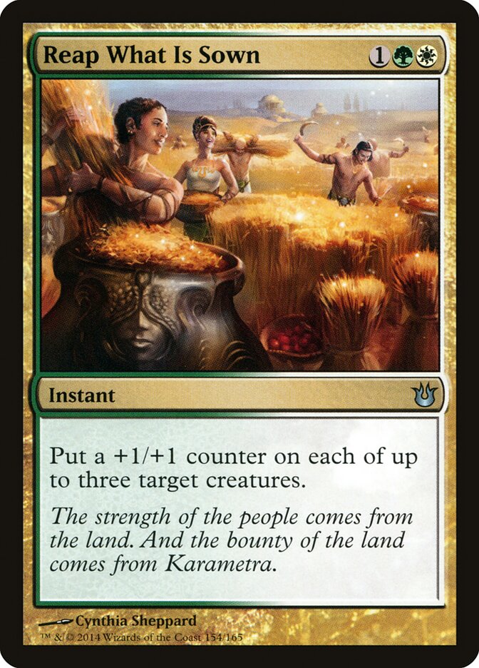 Reap What Is Sown front