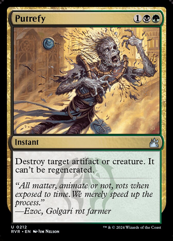 Putrefy front