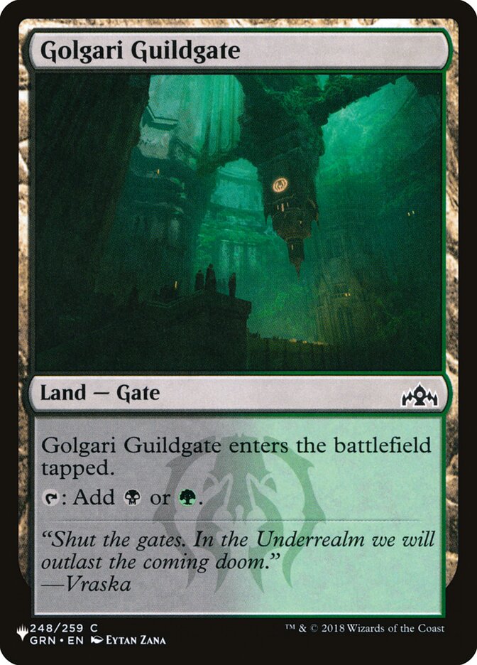 Golgari Guildgate front