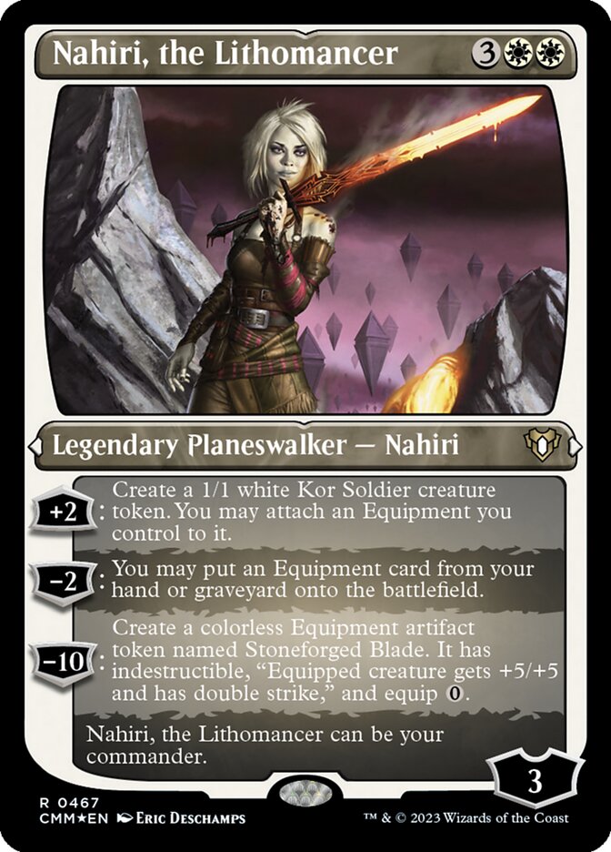 Nahiri, the Lithomancer front